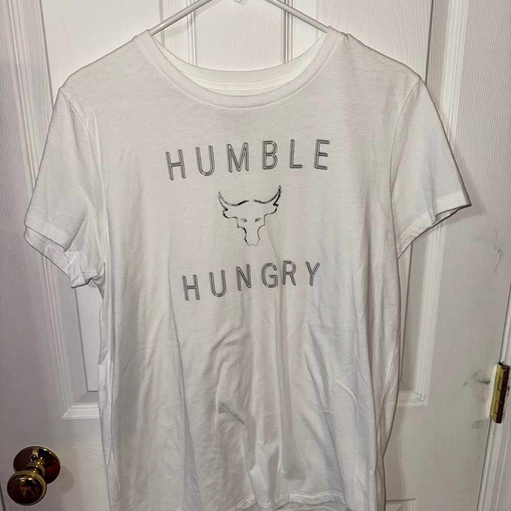 Under Armour Project Rock White Tee